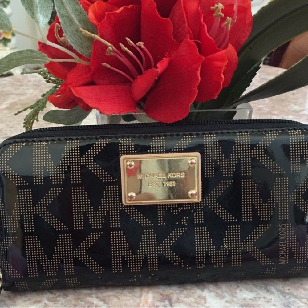 Michael Kors Black Logo Wallet
